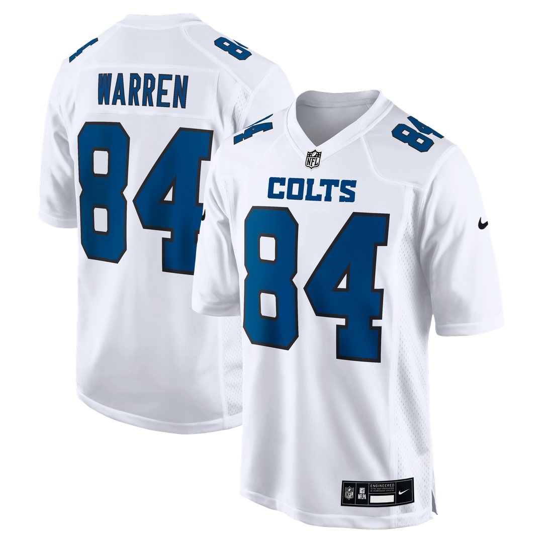 Tyler Warren Indianapolis Colts Tundra White Fashion Game Jersey