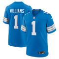 Jameson Williams Detroit Lions Blue Game Player Jersey