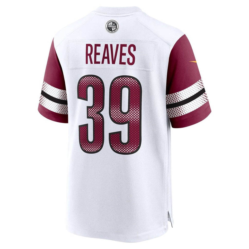 Jeremy Reaves Washington Commanders Burgundy Game Jersey