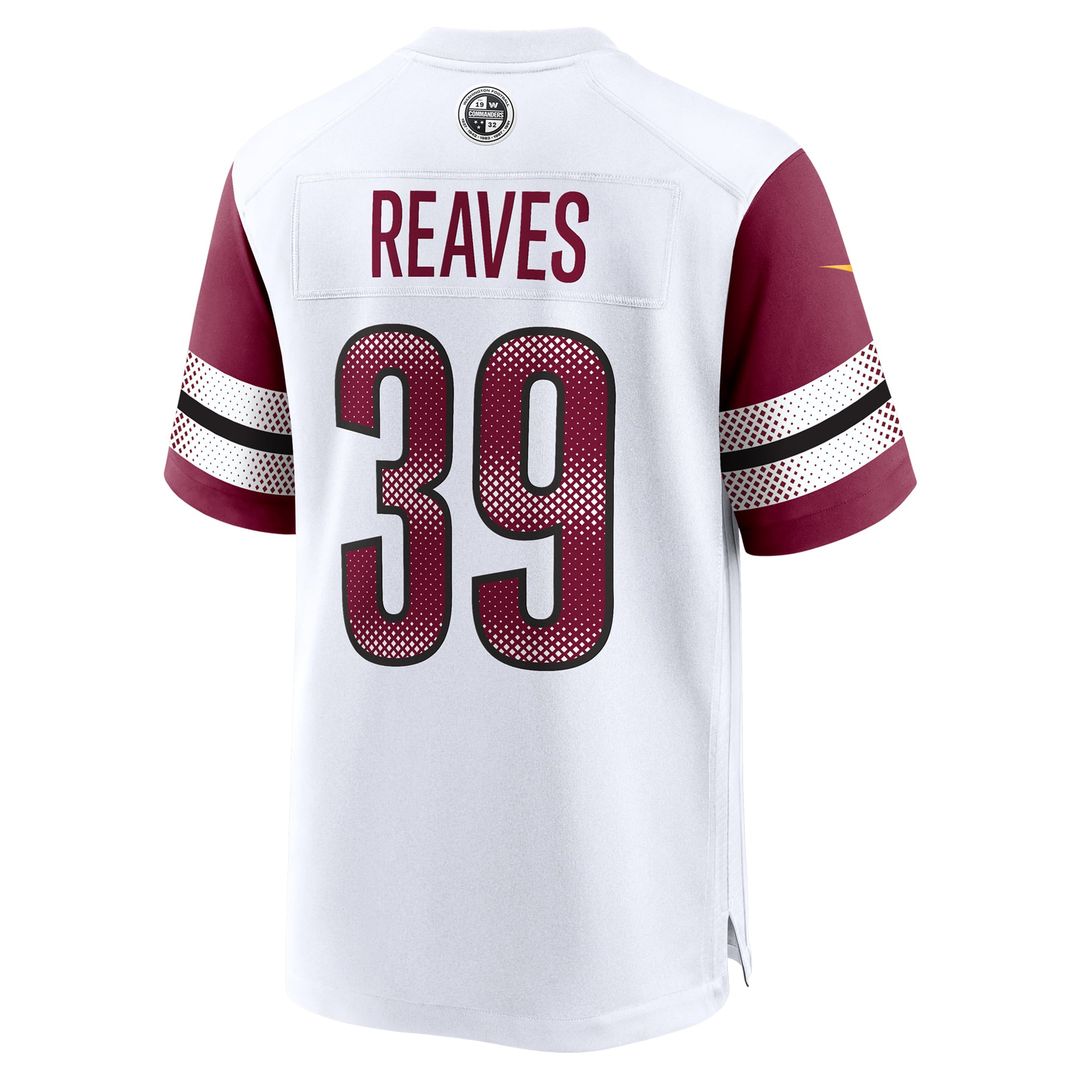 Jeremy Reaves Washington Commanders Burgundy Game Jersey