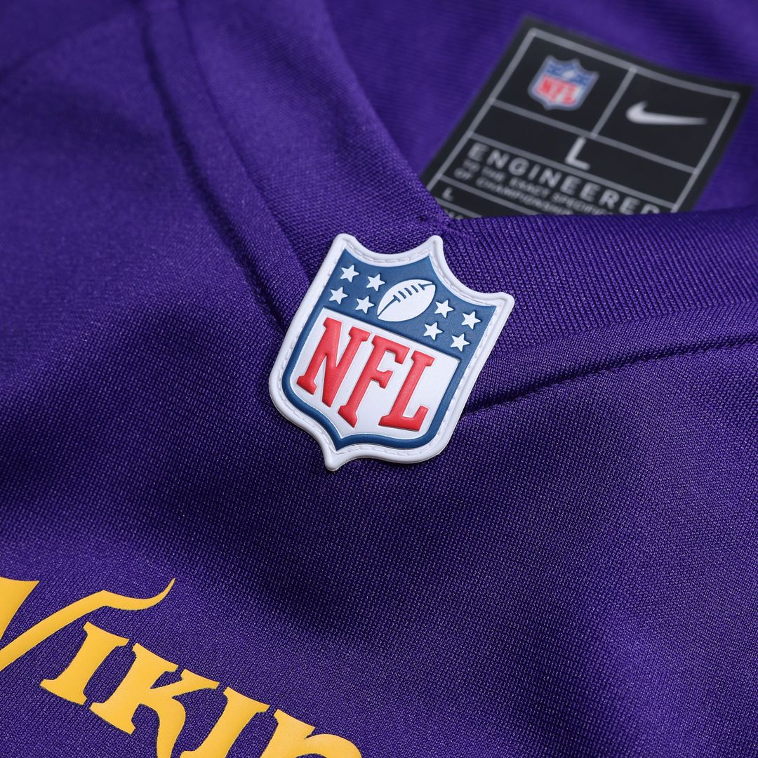 Cris Carter Minnesota Vikings Purple Game Retired Player Jersey