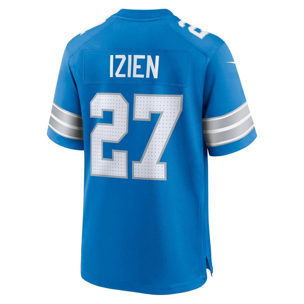Christian Izien Detroit Lions Blue Team Game Jersey