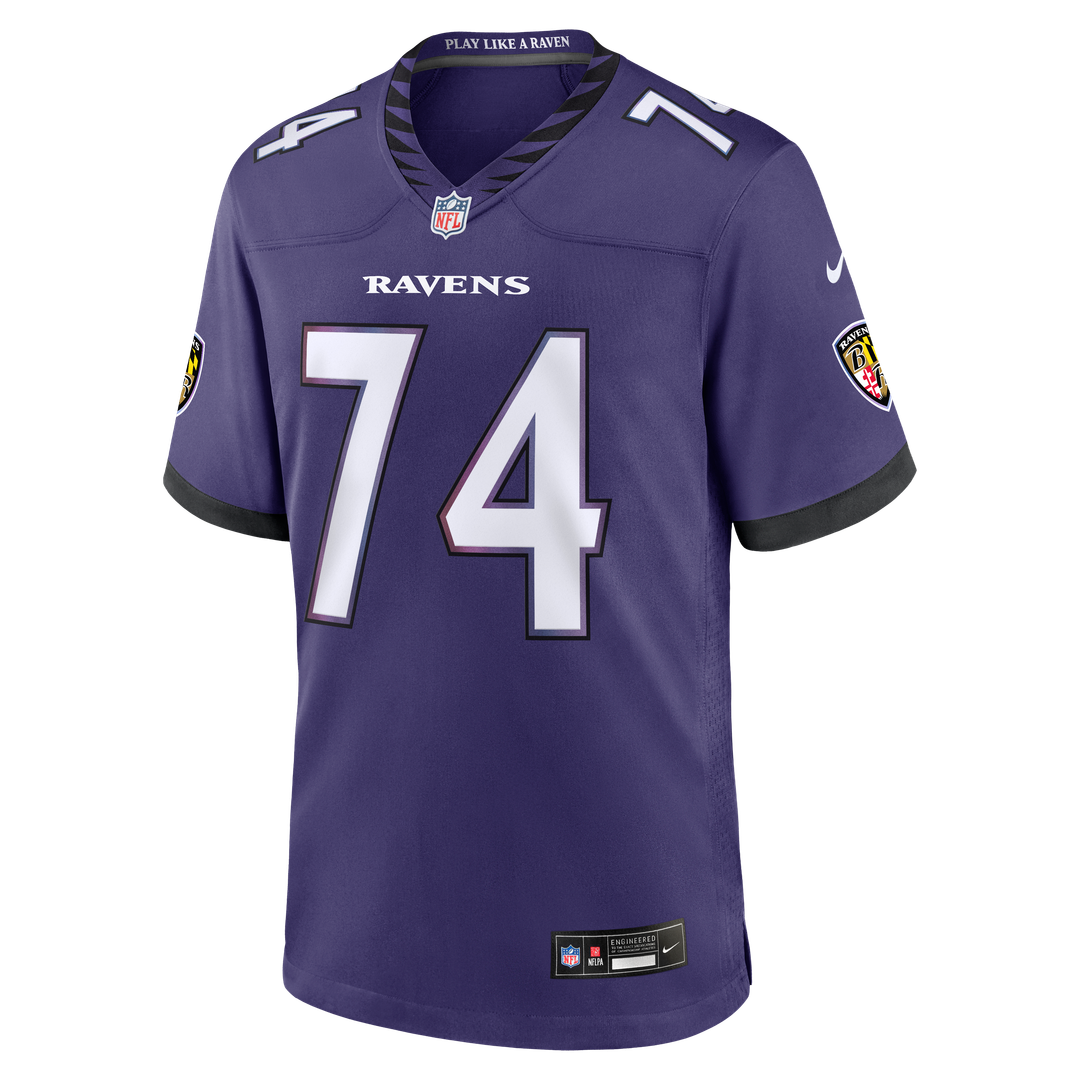 John Simpson Baltimore Ravens Purple Team Game Jersey