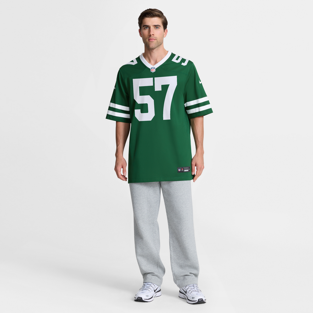 C.J. Mosley New York Jets White Classic Alternate Game Jersey