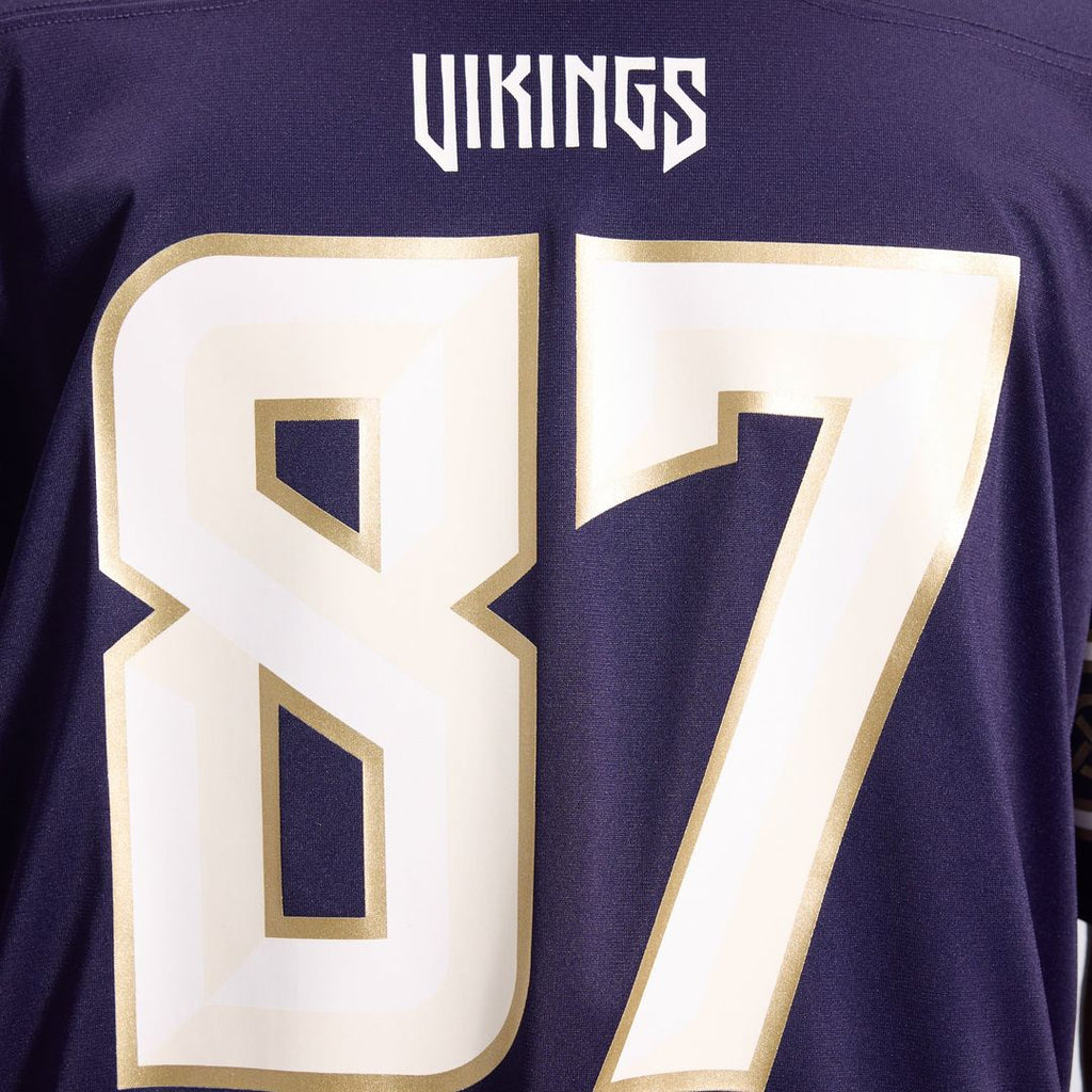 T.J. Hockenson Minnesota Vikings Purple 2026 Rivalries Collection Game Jersey