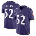 Ray Lewis Baltimore Ravens Purple Vapor F.U.S.E. Stitched Retired Limited Jersey