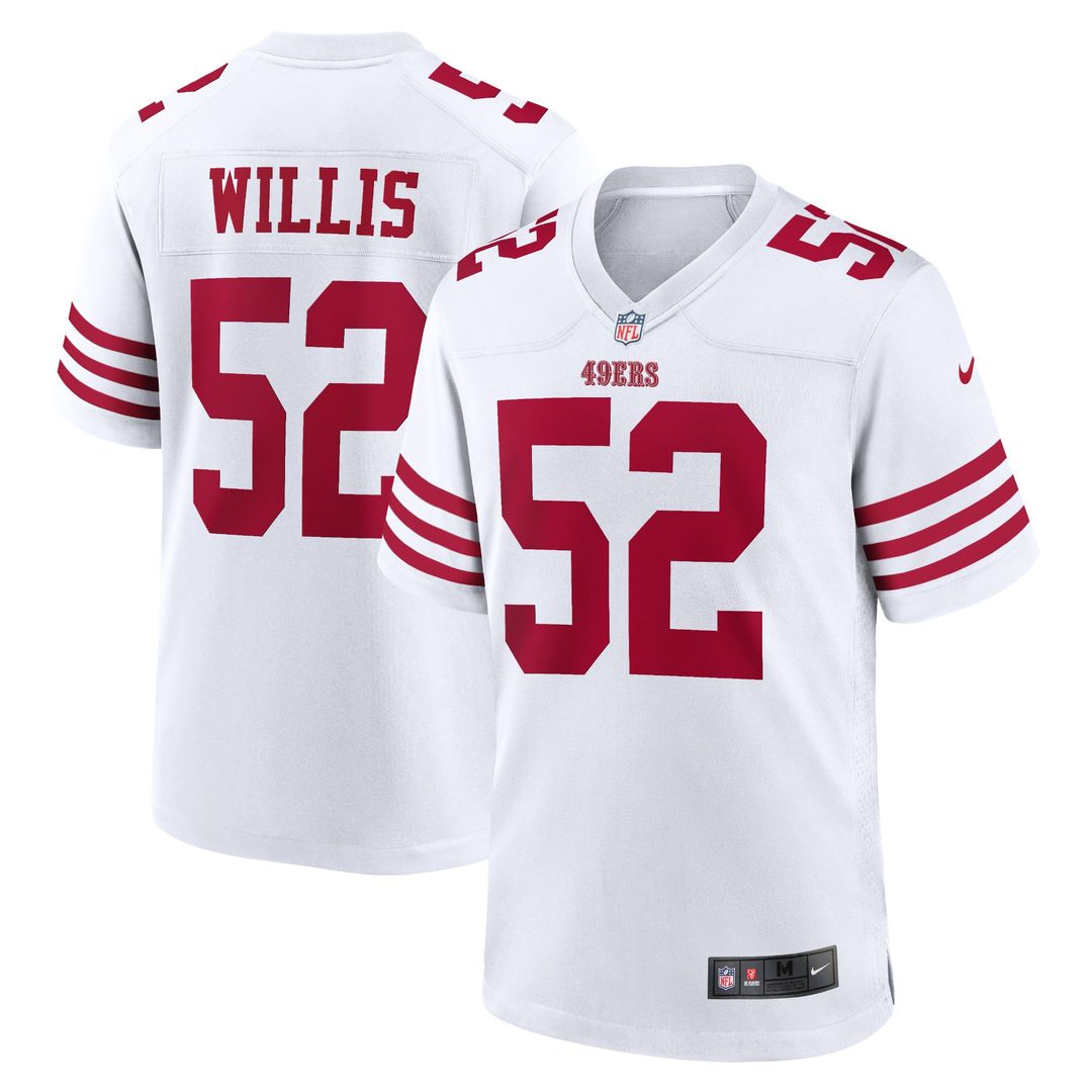 Patrick Willis San Francisco 49ers White Retired Player Game Jersey