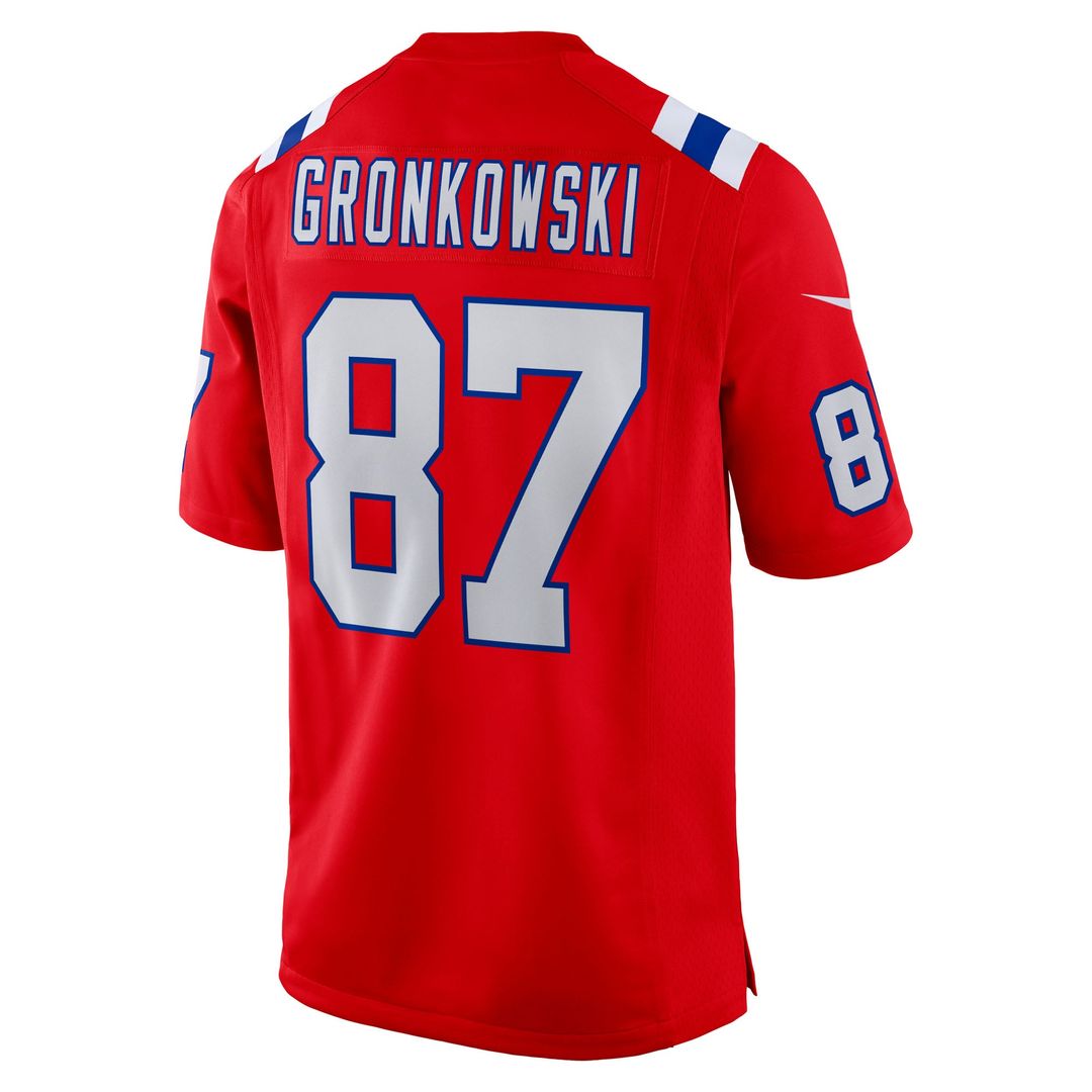 Rob Gronkowski New England Patriots Navy Team Retired Player Game Jersey