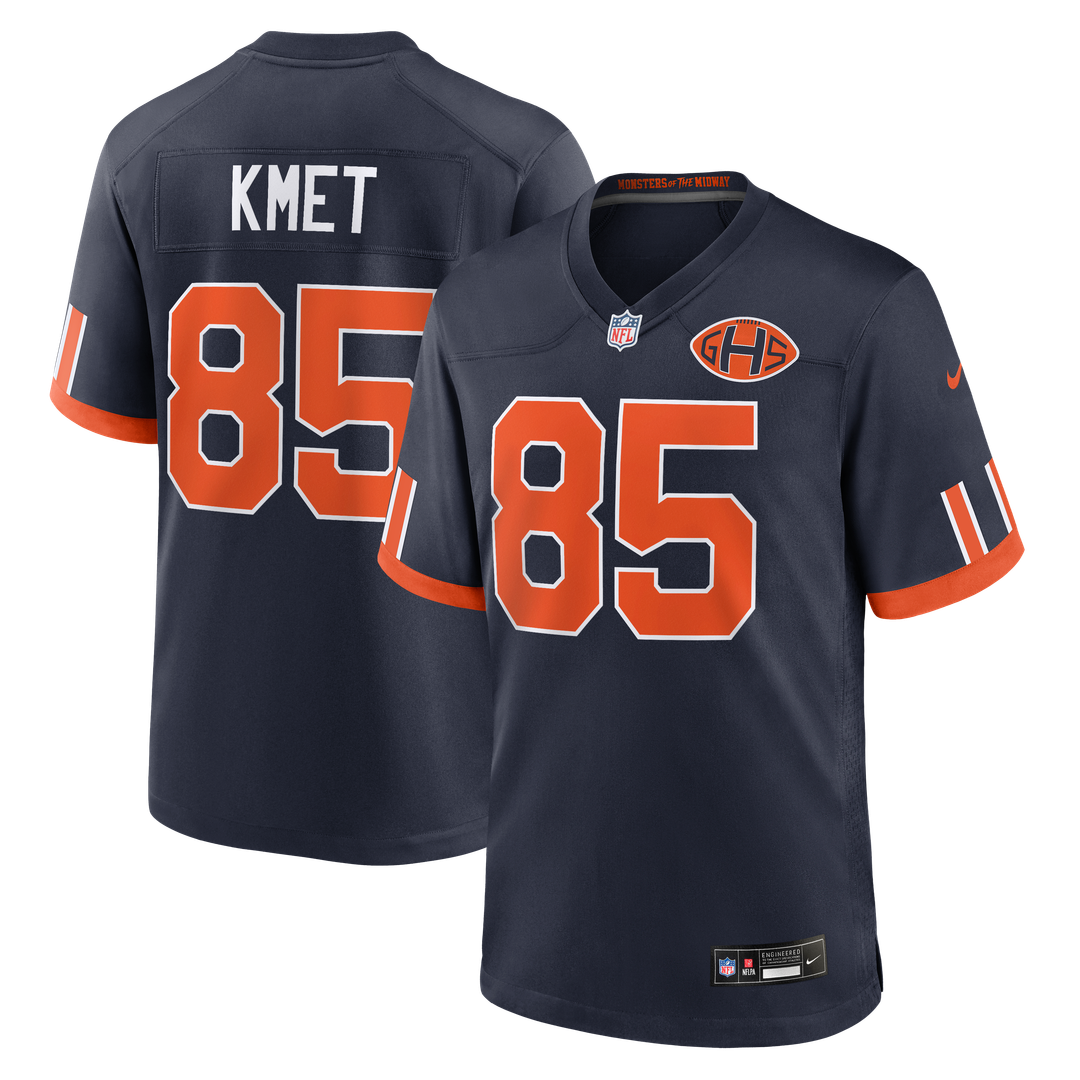 Cole Kmet Chicago Bears Navy 2026 Rivalries Collection Game Jersey