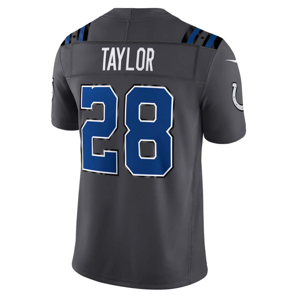 Jonathan Taylor Indianapolis Colts Anthracite 2026 Rivalries Collection Stitched Limited Jersey