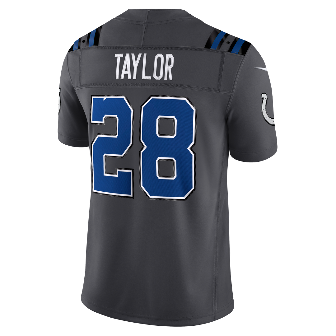Jonathan Taylor Indianapolis Colts Anthracite 2026 Rivalries Collection Stitched Limited Jersey