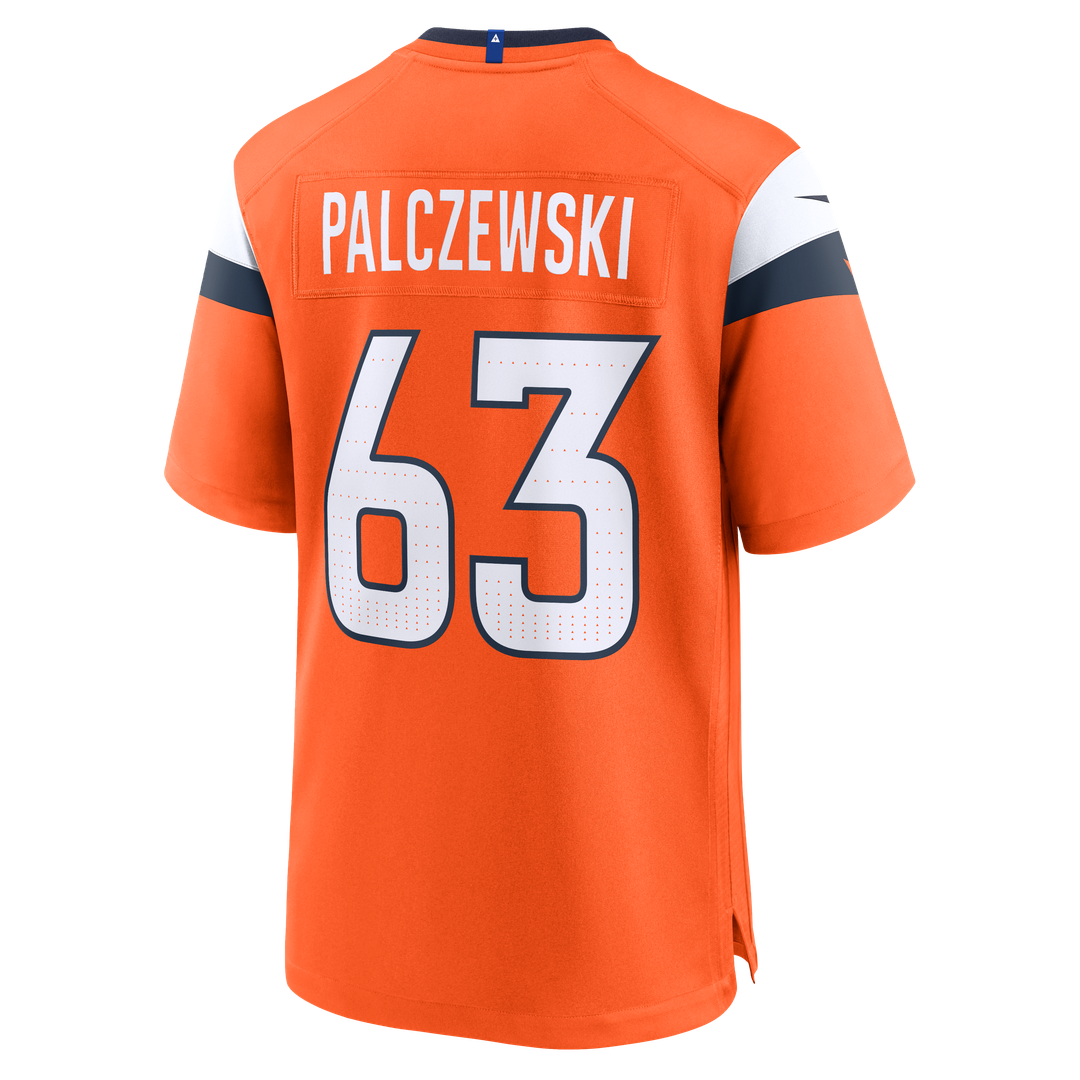 Alex Palczewski Denver Broncos Orange Team Game Jersey