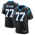 Yosh Nijman Carolina Panthers Black Game Jersey