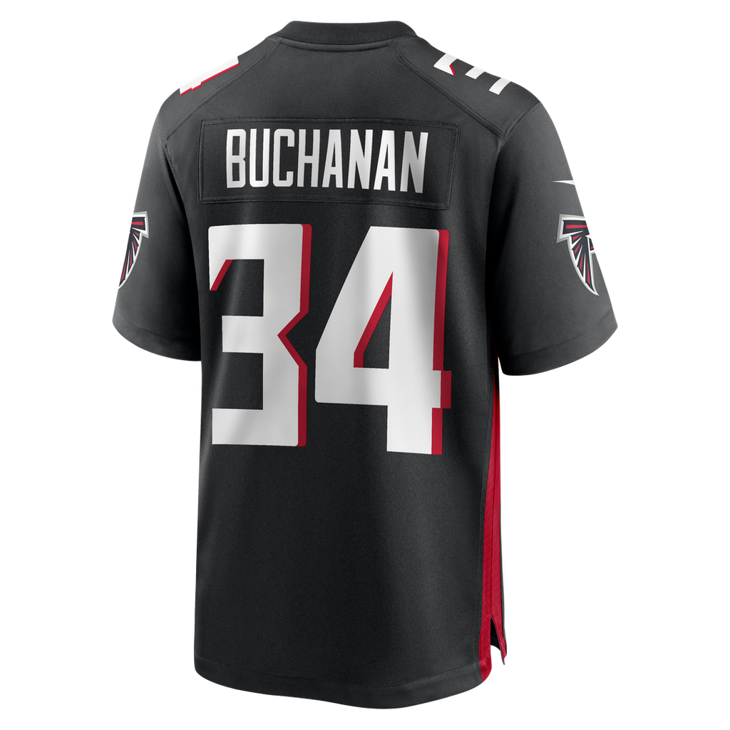 Ray Buchanan Atlanta Falcons Black Game Retired Player Jersey