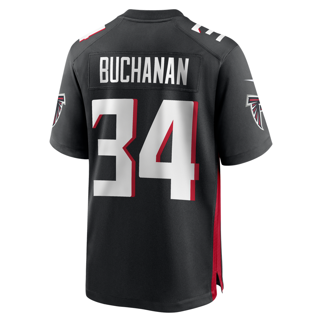 Ray Buchanan Atlanta Falcons Black Game Retired Player Jersey