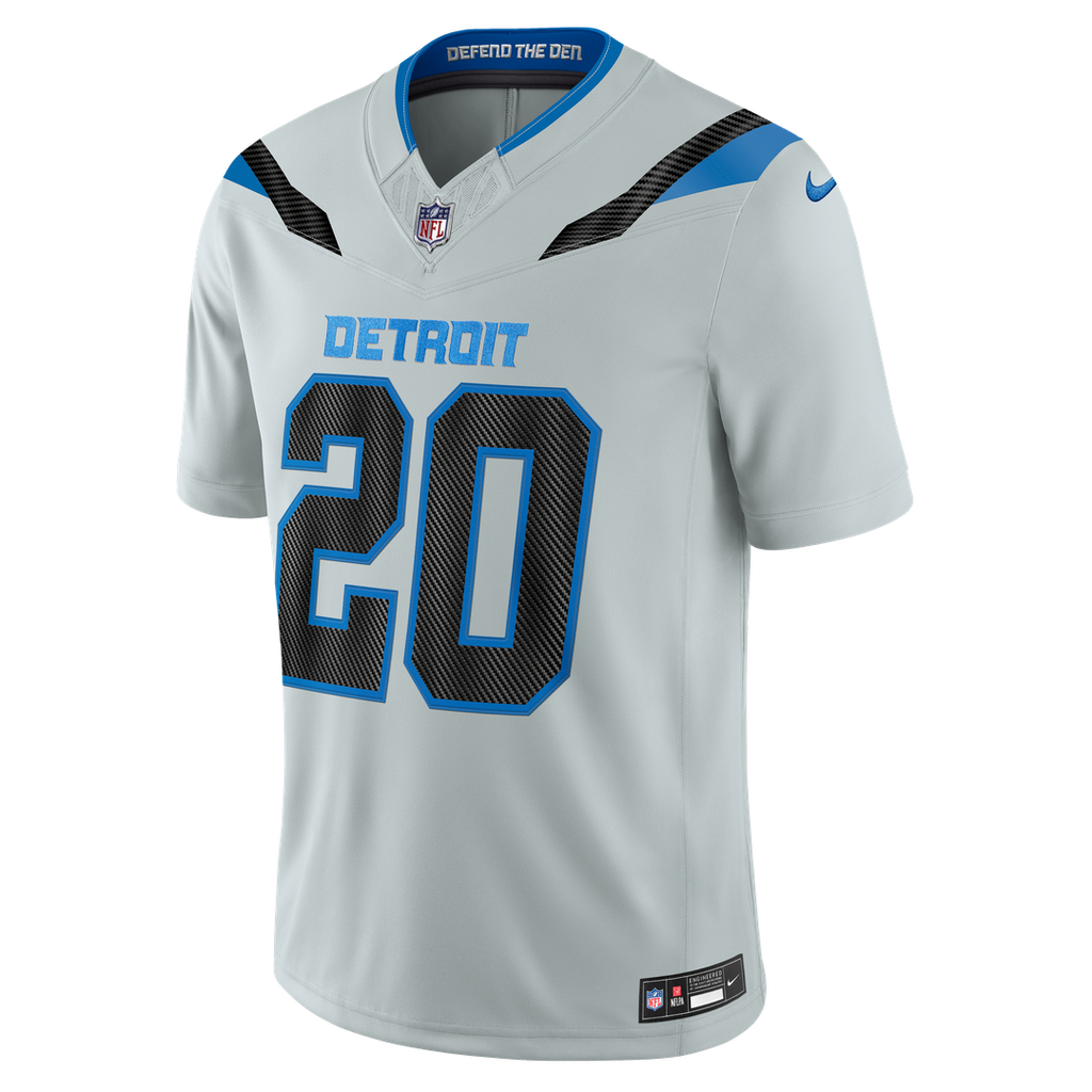 Barry Sanders Detroit Lions Silver 2026 Rivalries Collection Stitched Limited Jersey