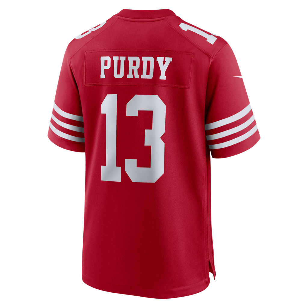 Brock Purdy San Francisco 49ers Scarlet 80th Anniversary Game Jersey