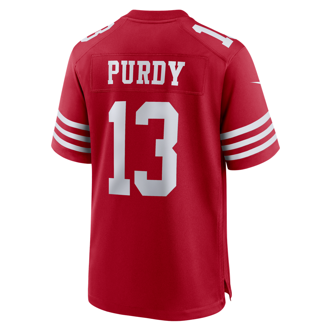 Brock Purdy San Francisco 49ers Scarlet 80th Anniversary Game Jersey