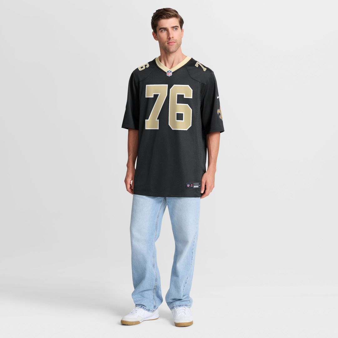 David Edwards New Orleans Saints Black Team Game Jersey