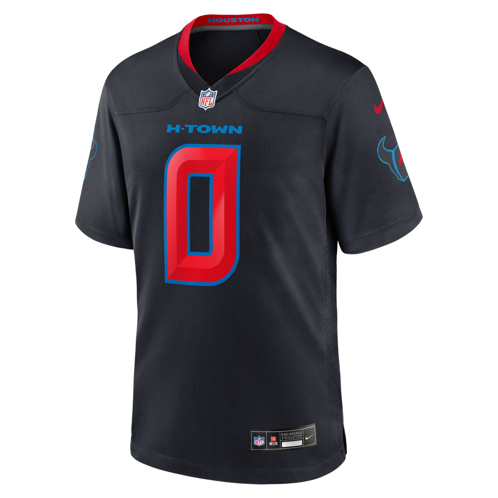 Azeez Al-Shaair Houston Texans Navy Alternate Game Jersey