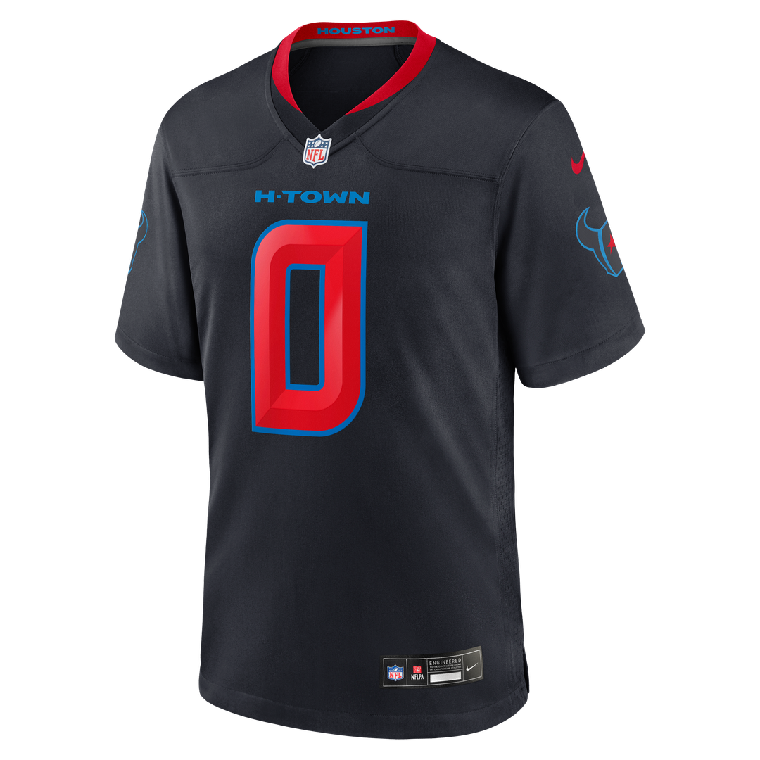 Azeez Al-Shaair Houston Texans Navy Alternate Game Jersey