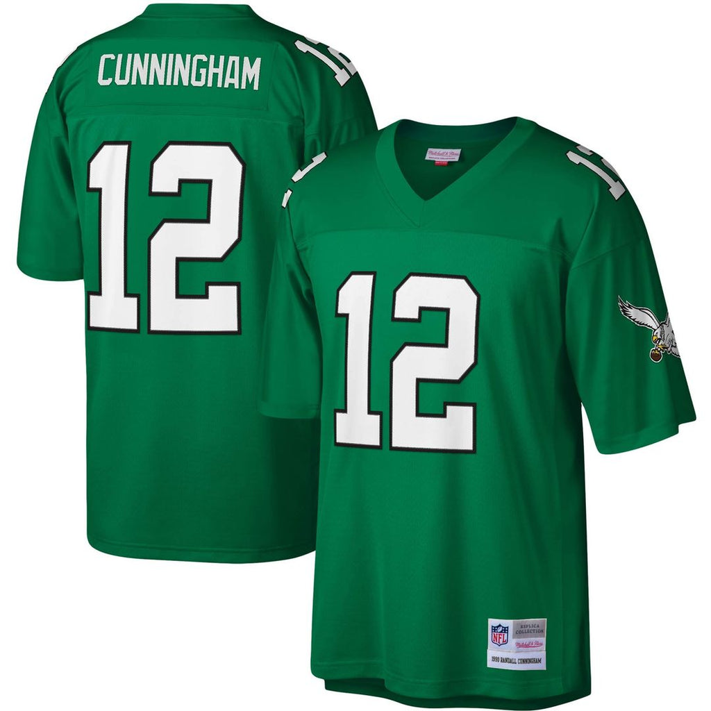Randall Cunningham Philadelphia Eagles Kelly Green Legacy Replica Jersey