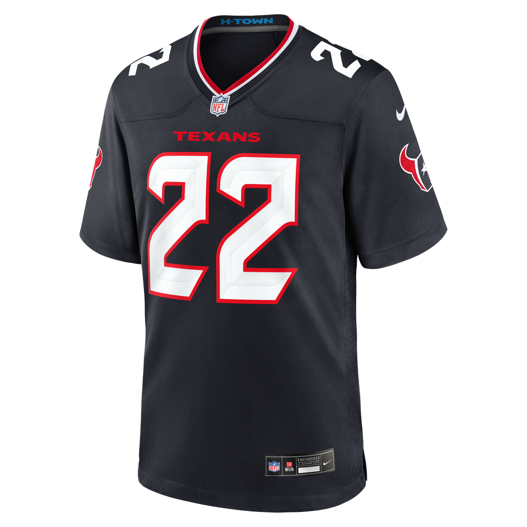 Jaylin Smith Houston Texans Navy Team Game Jersey