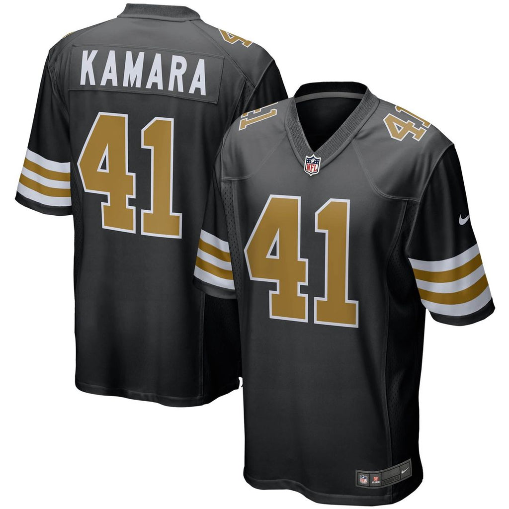 Alvin Kamara New Orleans Saints Black Alternate Game Jersey