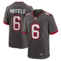 Baker Mayfield Tampa Bay Buccaneers Pewter Alternate Game Player Jersey
