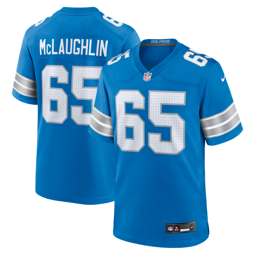 Seth McLaughlin Detroit Lions Blue Team Game Jersey