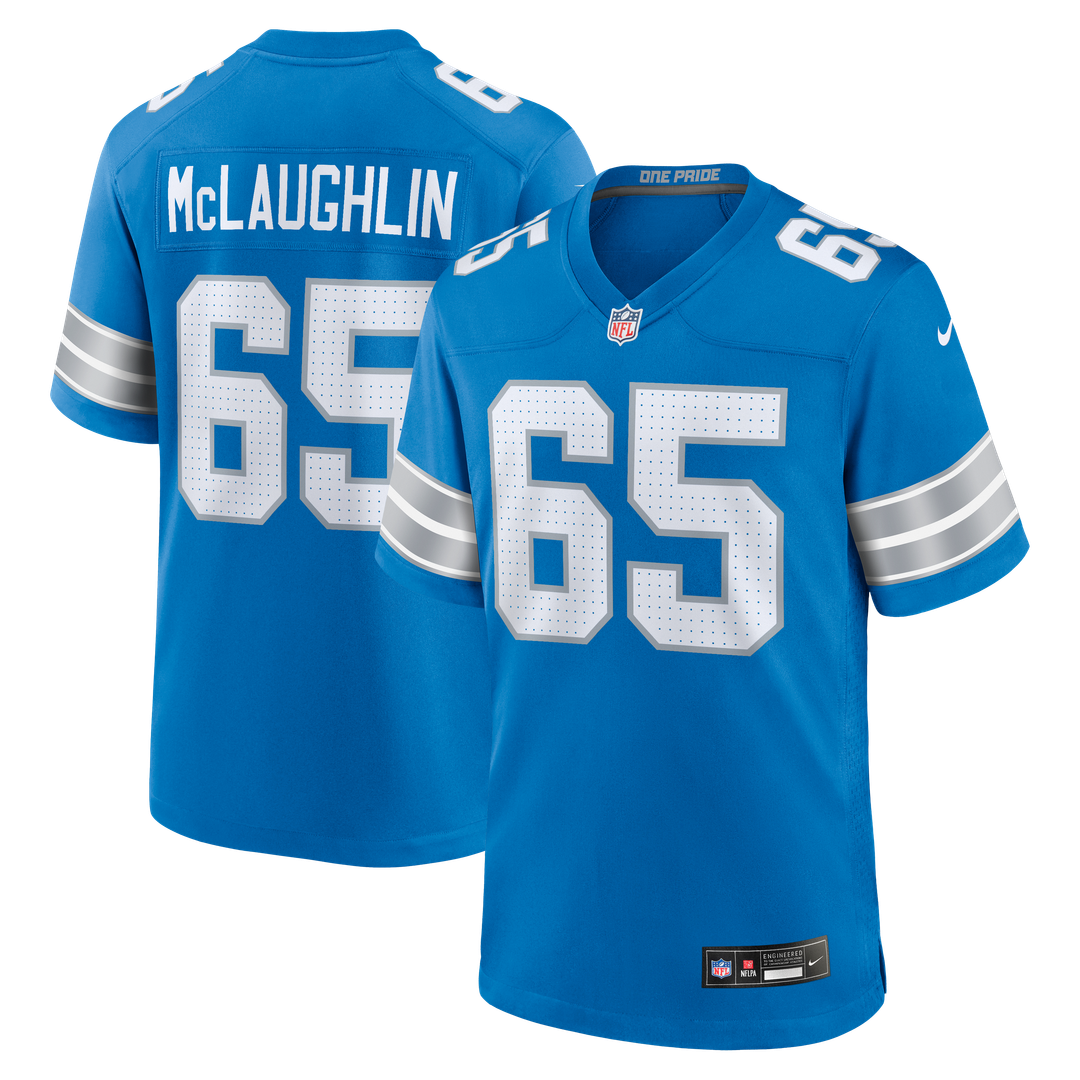 Seth McLaughlin Detroit Lions Blue Team Game Jersey
