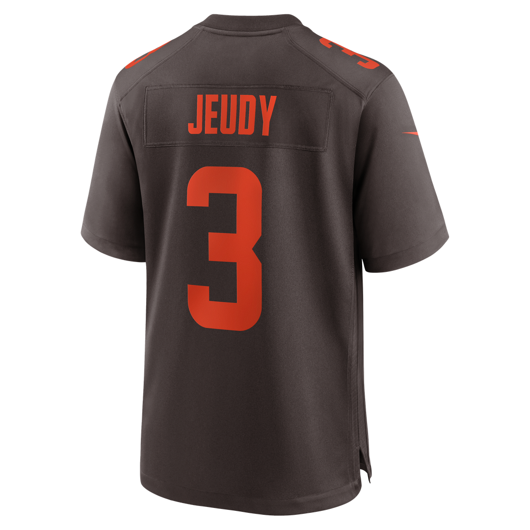 Jerry Jeudy Cleveland Browns Brown Alpha Dawg Game Jersey