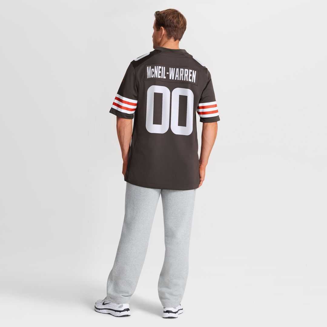 Emmanuel McNeil-Warren Cleveland Browns Brown Game Jersey