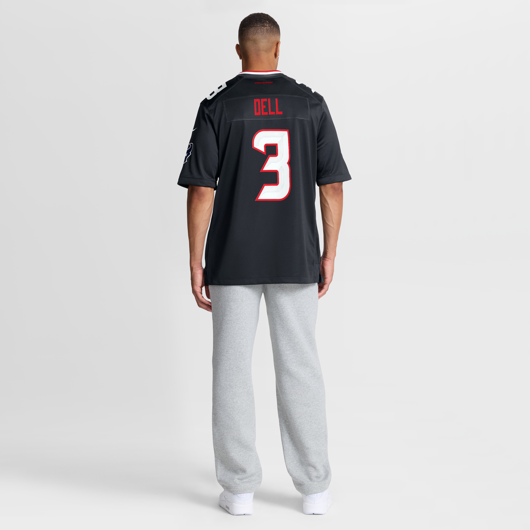 Tank Dell Houston Texans White Game Jersey