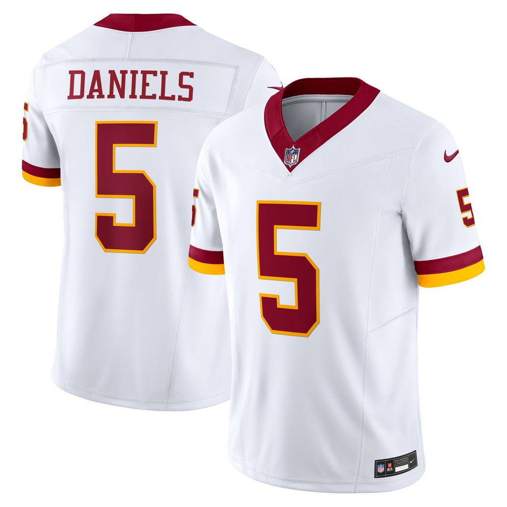 Washington Commanders Jayden Daniels White Vapor F.U.S.E. Limited Super Bowl Era Jersey