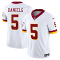 Washington Commanders Jayden Daniels White Vapor F.U.S.E. Limited Super Bowl Era Jersey