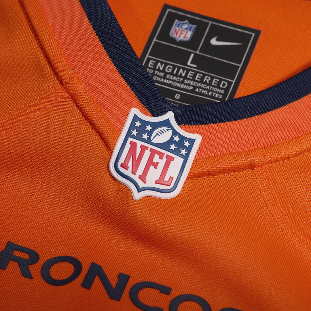 Evan Engram Denver Broncos Orange Team Game Jersey