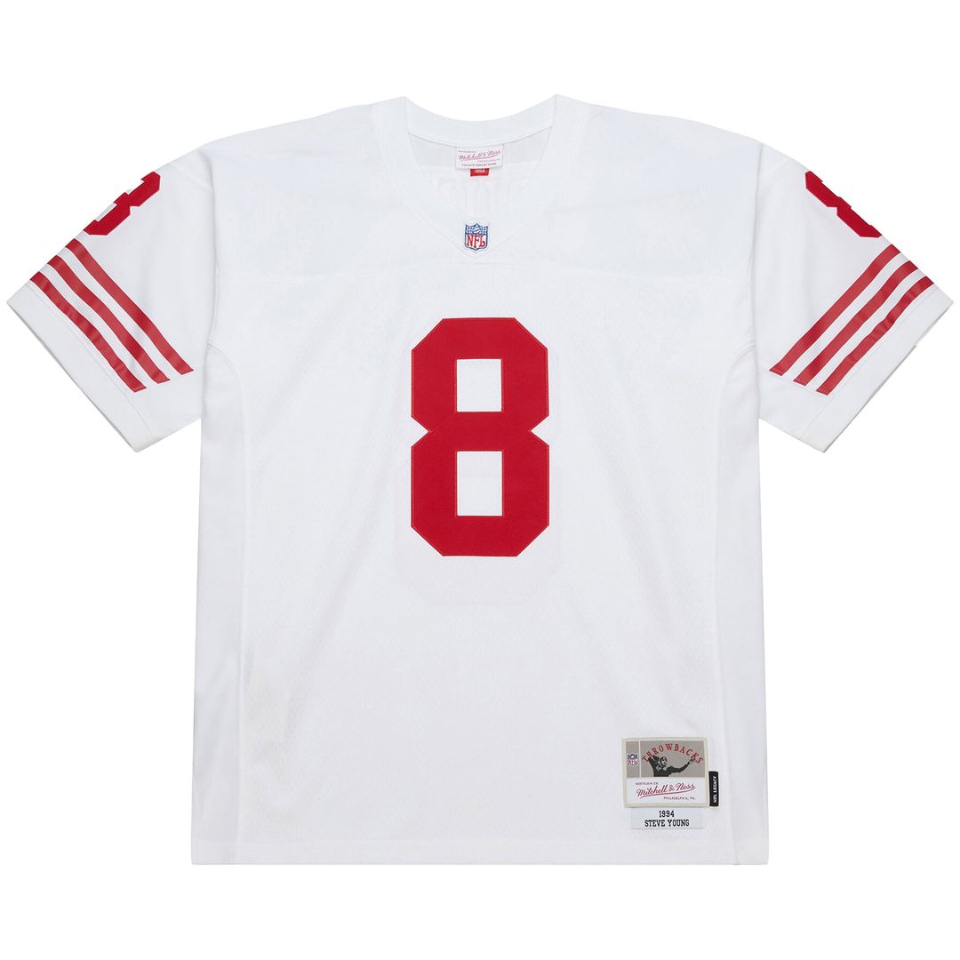 Steve Young San Francisco 49ers White 1994 Legacy Replica Jersey