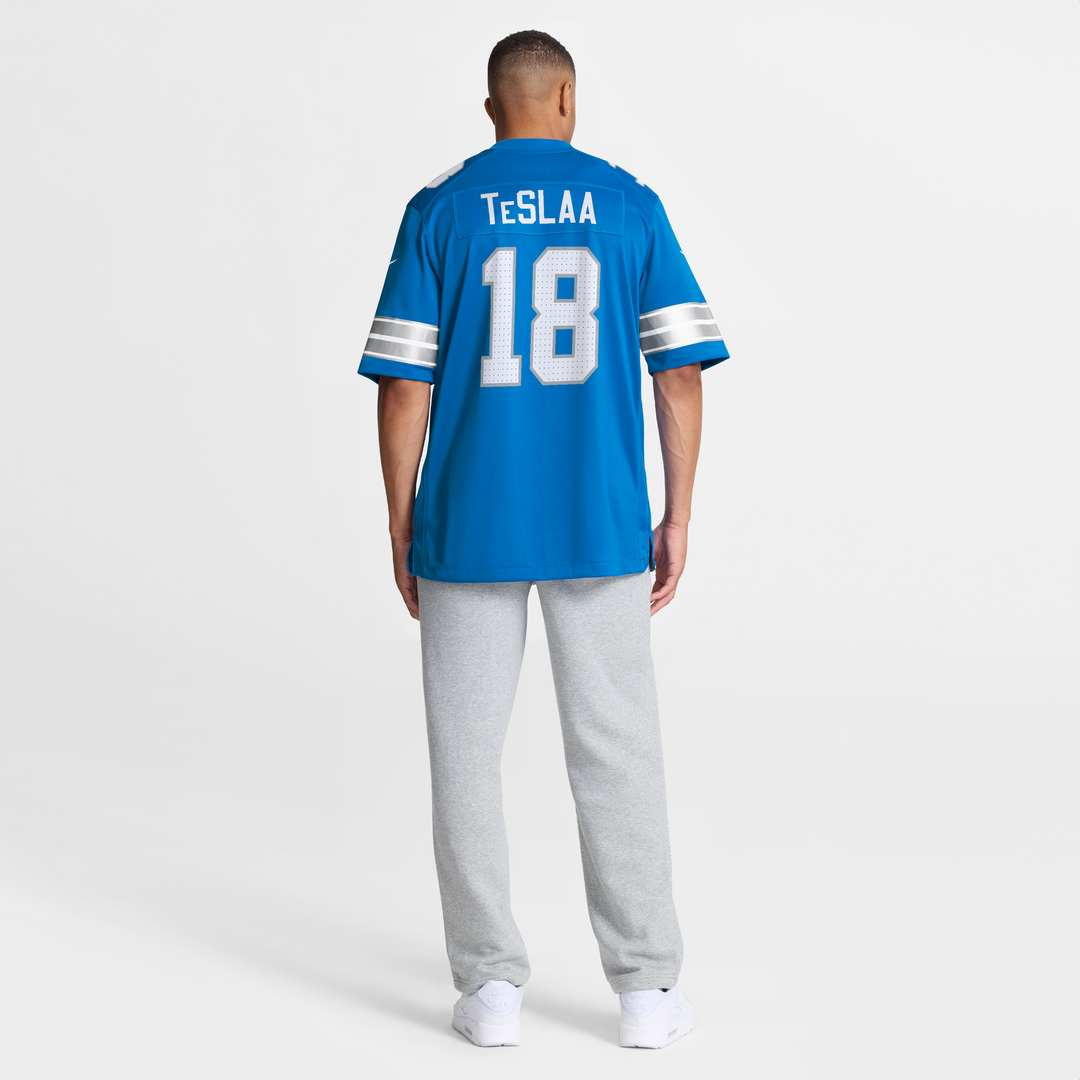 Isaac TeSlaa Detroit Lions Black Alternate Game Player Jersey