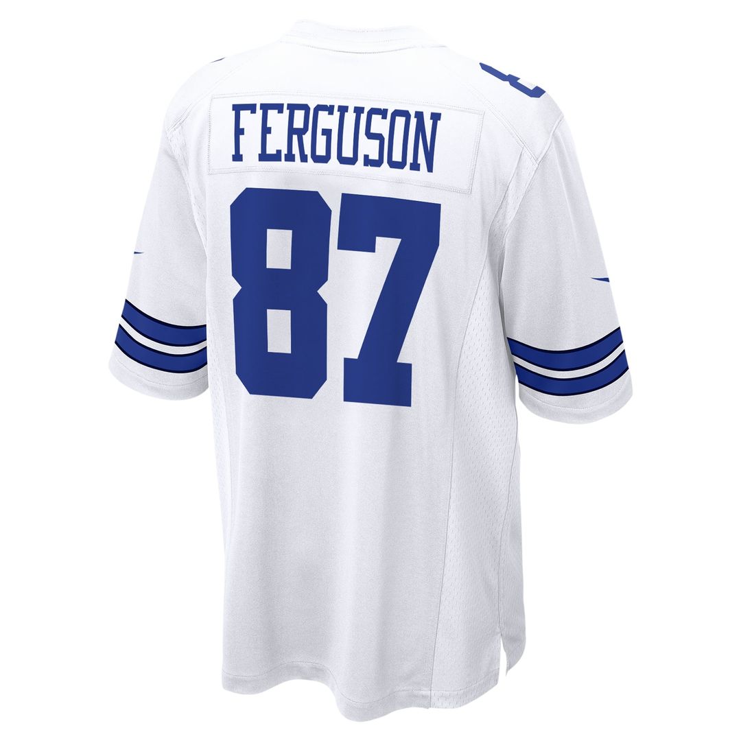 Jake Ferguson Dallas Cowboys Navy Team Game Jersey