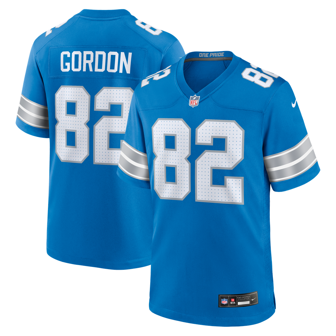 Thomas Gordon Detroit Lions Blue Team Game Jersey