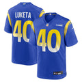 Jesse Luketa Los Angeles Rams Royal Team Game Jersey
