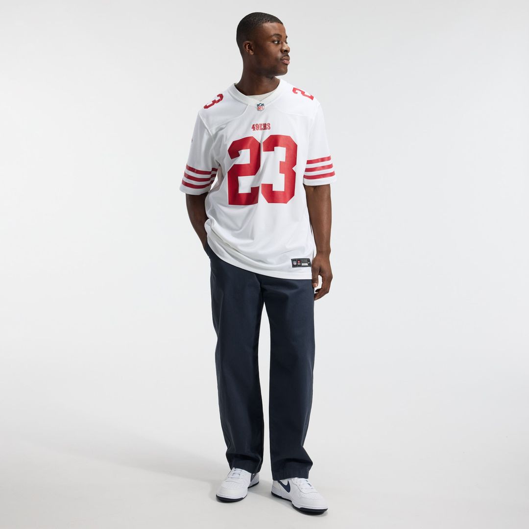 Christian McCaffrey San Francisco 49ers Scarlet Game Player Jersey