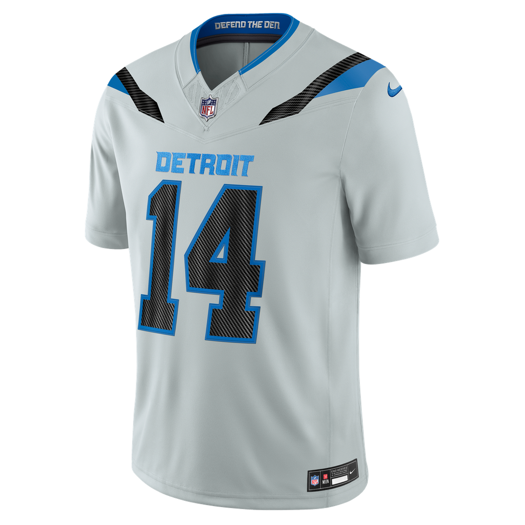 Amon-Ra St. Brown Detroit Lions Silver 2026 Rivalries Collection Stitched Limited Jersey