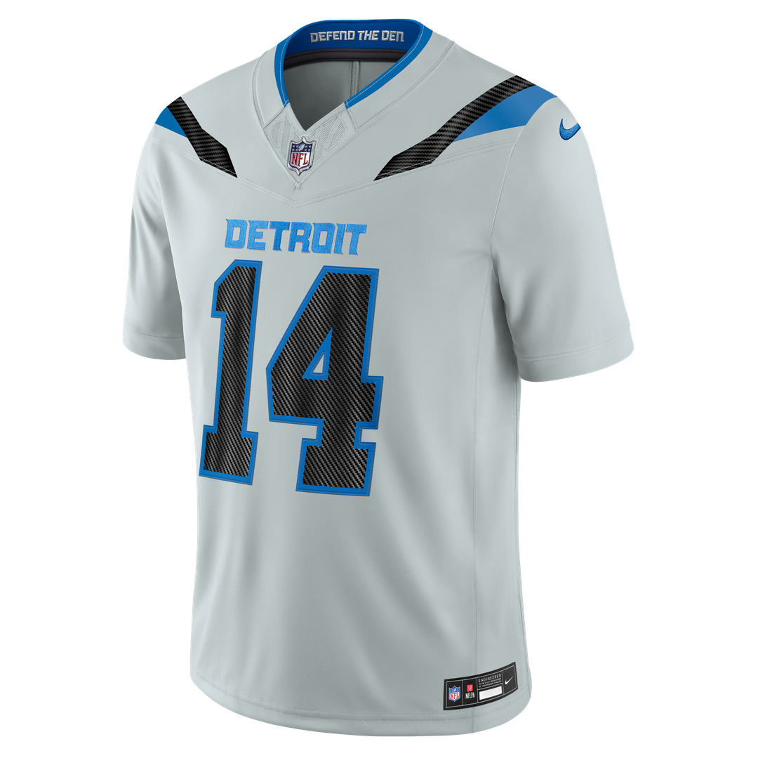 Amon-Ra St. Brown Detroit Lions Silver 2026 Rivalries Collection Stitched Limited Jersey
