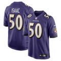 Adisa Isaac Baltimore Ravens Purple Team Game Jersey