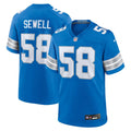 Penei Sewell Detroit Lions Blue Game Jersey