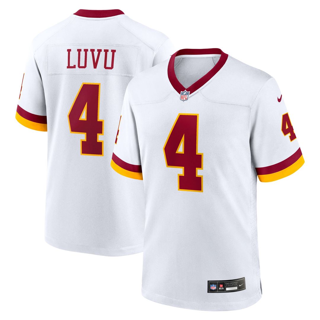 Frankie Luvu Washington Commanders Black Hail Raiser Alternate Game Jersey