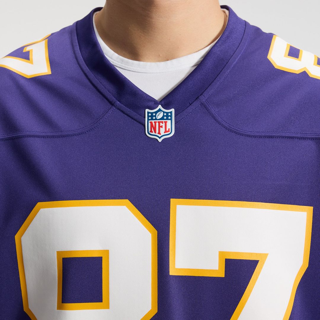 T.J. Hockenson Minnesota Vikings Purple Classic Player Game Jersey