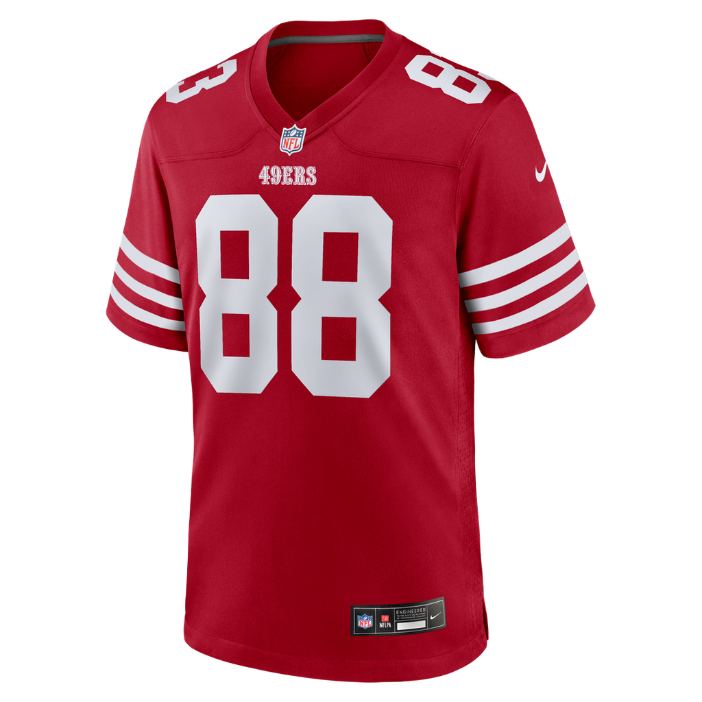 Jake Tonges San Francisco 49ers Scarlet Team Game Jersey
